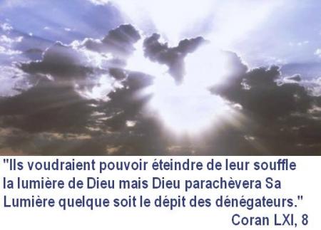 la lumière divine !